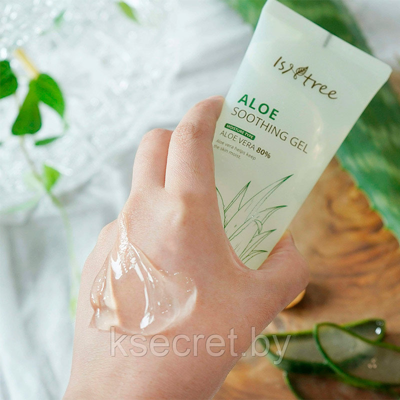 Гель для лица и тела увлажняющий ISNTREE ALOE SOOTHING GEL, MOISTURE 150мл - фото 3 - id-p166674743