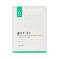 Увлажняющая тканевая маска для лица IT'S SKIN Green Tea Watery Mask Sheet