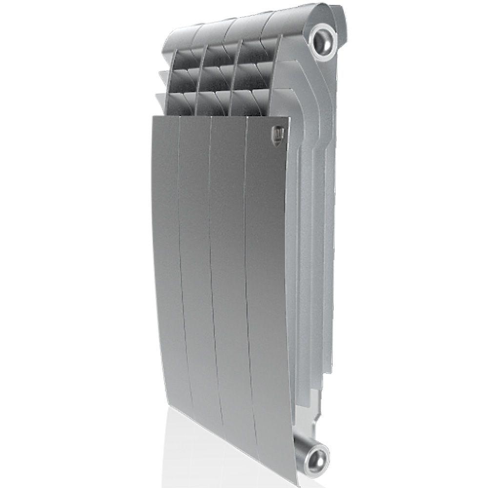 Радиатор биметаллический Royal Thermo BiLiner 500 Silver Satin (4 секции) - фото 1 - id-p166675861