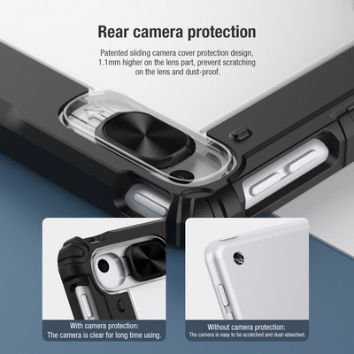 Защитный чехол Nillkin Bumper Leather Case Pro Черный для Apple iPad 10.2 - фото 4 - id-p159632324