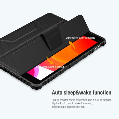 Защитный чехол Nillkin Bumper Leather Case Pro Черный для Apple iPad 10.2 - фото 7 - id-p159632324