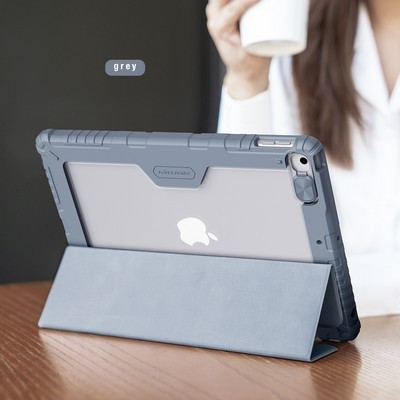 Защитный чехол Nillkin Bumper Leather Case Pro Серый для Apple iPad 10.2 - фото 3 - id-p159632325