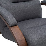 Кресло Leset Лион орех текстура/ткань Малмо 95, фото 5