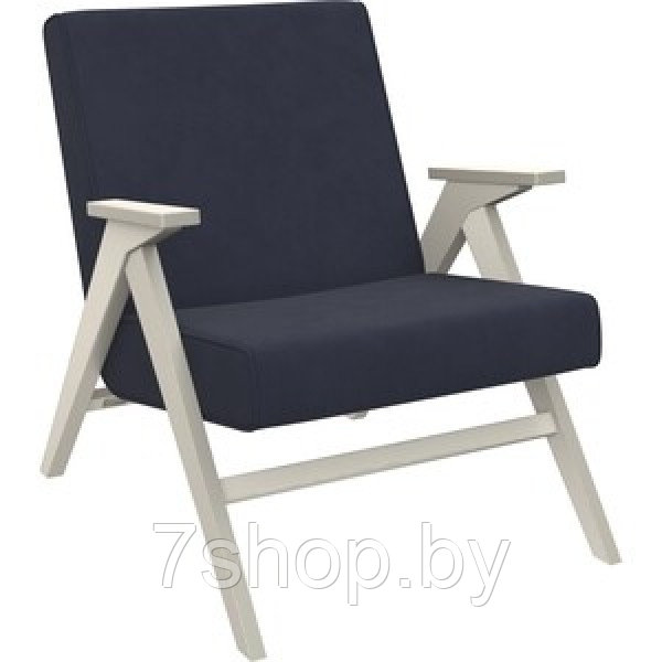 Кресло для отдыха Мебель Импэкс Вест дуб шампань ткань Verona denim blue, кант Verona denim blue - фото 1 - id-p166675885