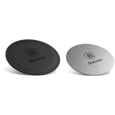 Металлические пластинки для магнитных держателей Baseus Magnet iron Suit Silver (ACDR-A0S) - фото 1 - id-p166676117