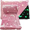 Волшебный плед-покрывало светящийся в темноте "КОСМОС" 150х120см Magic Blanket (Звезда, Луна), фото 6