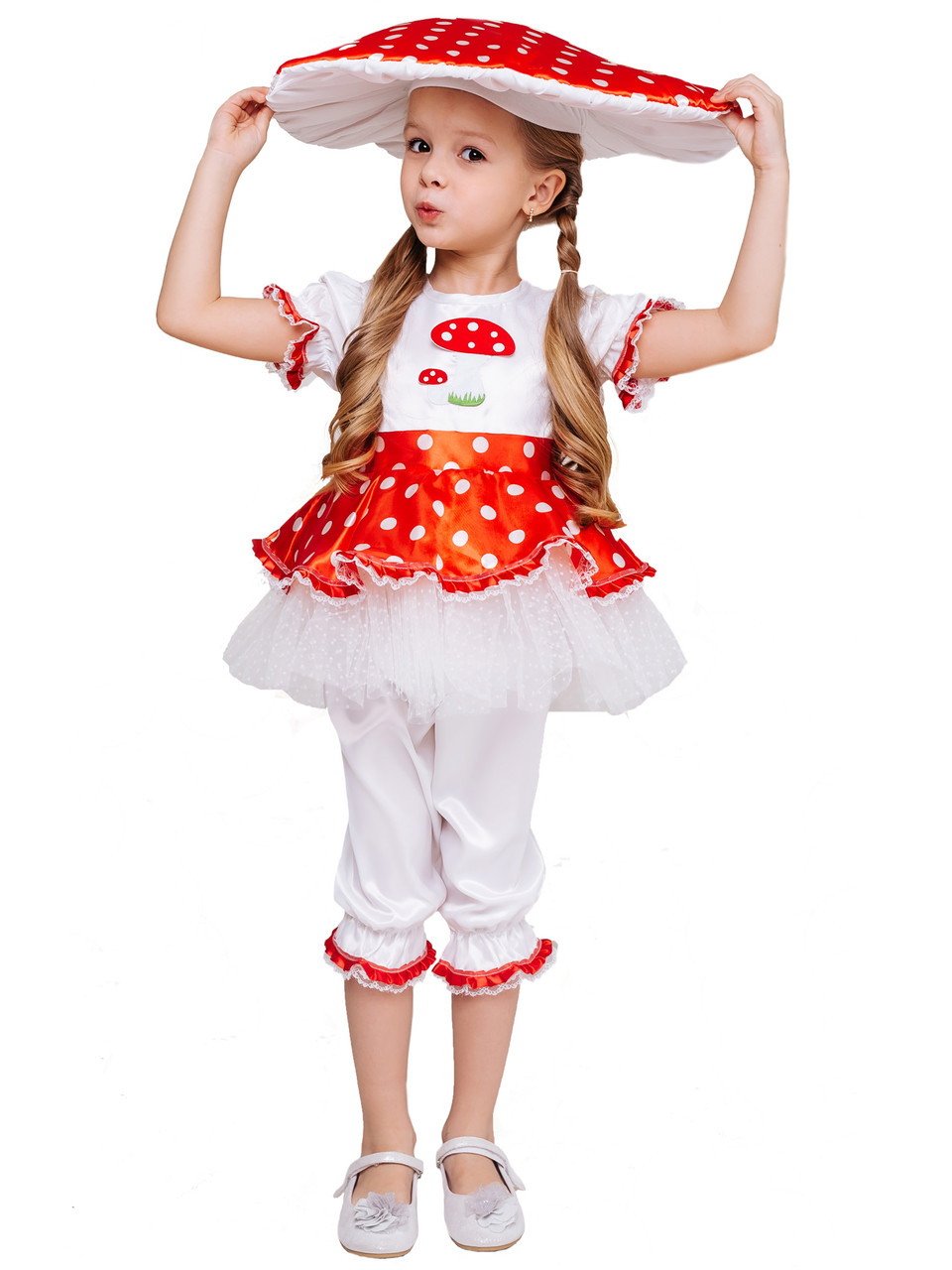 Детский карнавальный костюм Мухомор 2068 к-19 Пуговка - фото 1 - id-p166677410