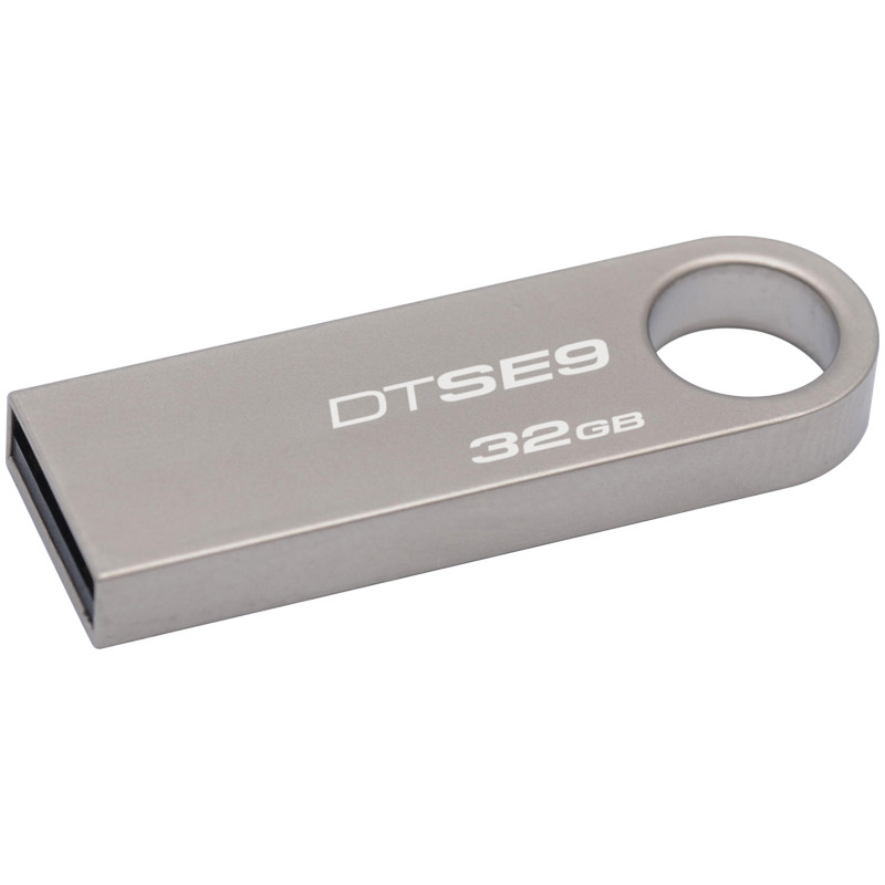 Память Kingston "DTSE9"  32GB, USB 2.0 Flash Drive, металлический DTSE9H/32GB