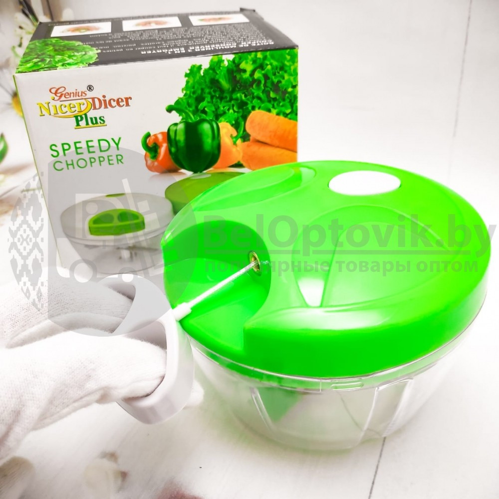 Ручной измельчитель для резки овощей Nicer Dicer Plus Speedy Chopper LY-606 (Найсер Дайсер Плюс) - фото 2 - id-p93844959