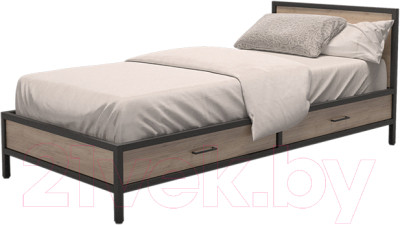 Односпальная кровать Millwood Лофт КМ-3.1/1 Л 207x97x81