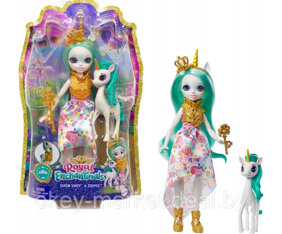 Кукла Enchantimals Королева Юнити и Степпер GYJ13 - фото 1 - id-p166696454