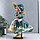 Кукла коллекционная керамика "Танечка в платье цвета морской волны и чепчике" 30 см, фото 3