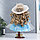 Кукла коллекционная керамика "Наташа в нежно-голубом платье в шляпке" 30 см, фото 4