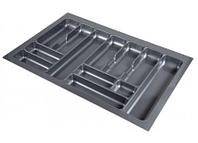 Лоток вкладыш для столовых приборов 800 COMFORT 735*490 серый