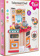 Детская игровая кухня с водой 922-110, свет, звук, пар, 60 предметов