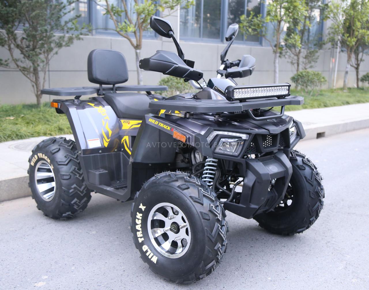 Квадроцикл Motoland 200 WILD TRACK X PRO (2020) Черный