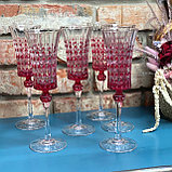 Набор бокалов для вина Бургунди, винтаж, Франция, фото 3