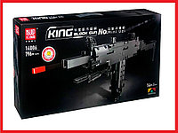 14006 Конструктор MOULD KING MINI UZI, стреляет, аналог Лего оружие, 796 деталей