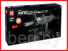 14006 Конструктор MOULD KING MINI UZI, стреляет, аналог Лего оружие, 796 деталей