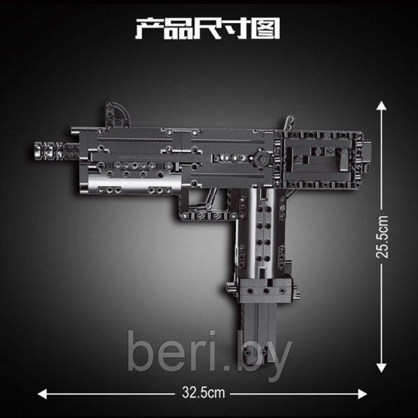 14012 Конструктор MOULD KING "Пистолет-пулемёт Ingram MAC-10", аналог Лего оружие, 478 деталей - фото 6 - id-p166758240