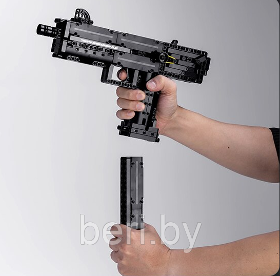 14012 Конструктор MOULD KING "Пистолет-пулемёт Ingram MAC-10", аналог Лего оружие, 478 деталей - фото 3 - id-p166758240