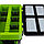 Ящик для зимней рыбалки Helios FishBox 19л двухсекционный с карманами зеленый, фото 6