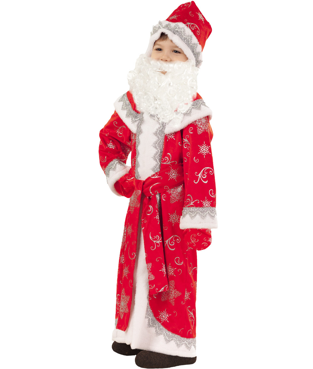 Детский карнавальный костюм Дед Мороз Иванка 3003 к-18 Пуговка