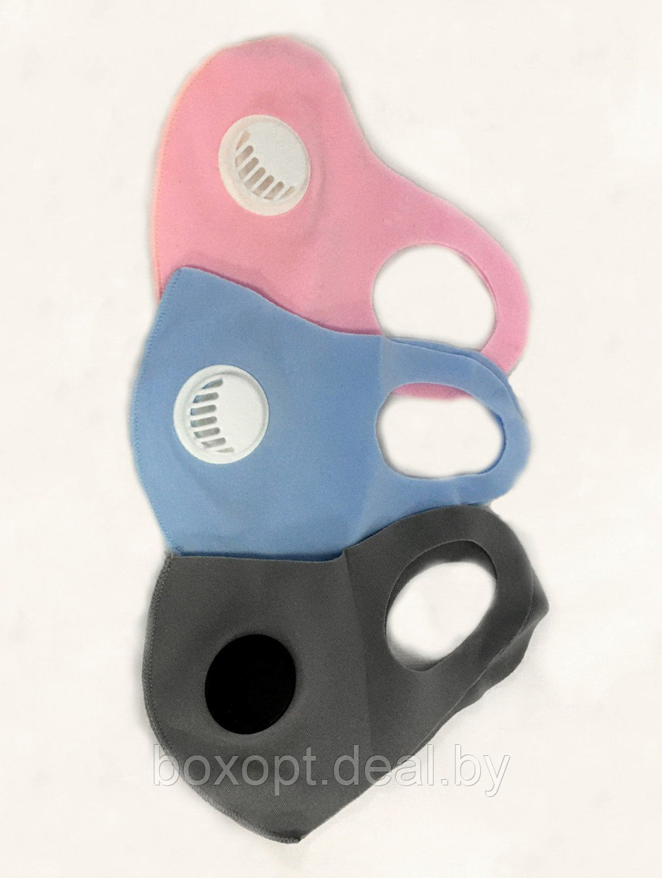Маска Classic Mask неопреновая с двумя клапанами, цветная - фото 3 - id-p166738716