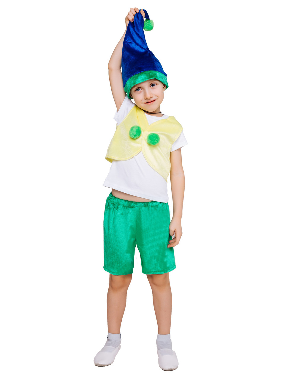 Детский карнавальный костюм Гномик "Тоша" 4002 к-18 Пуговка
