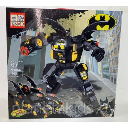 Конструктор Робот Бэтмена и Бэтмобиль 2 в 1, PRCK 64086, аналог Лего - фото 1 - id-p166779547