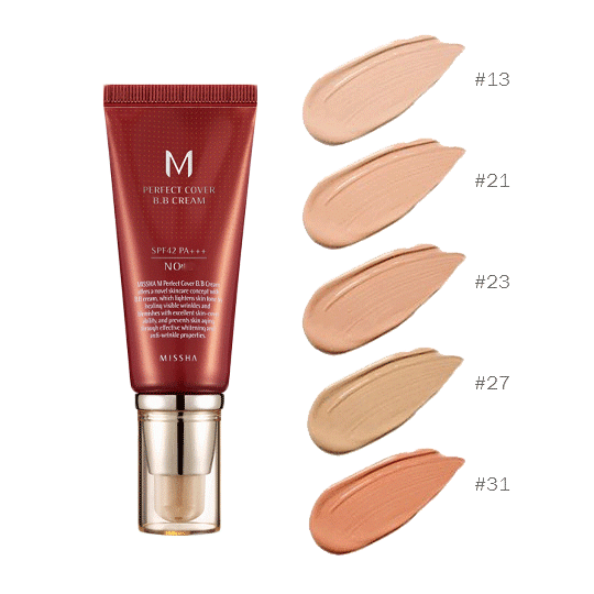 (ТОН 13 )ББ КРЕМ MISSHA M PERFECT COVER BB CREAM SPF42/PA+++ - 50ml