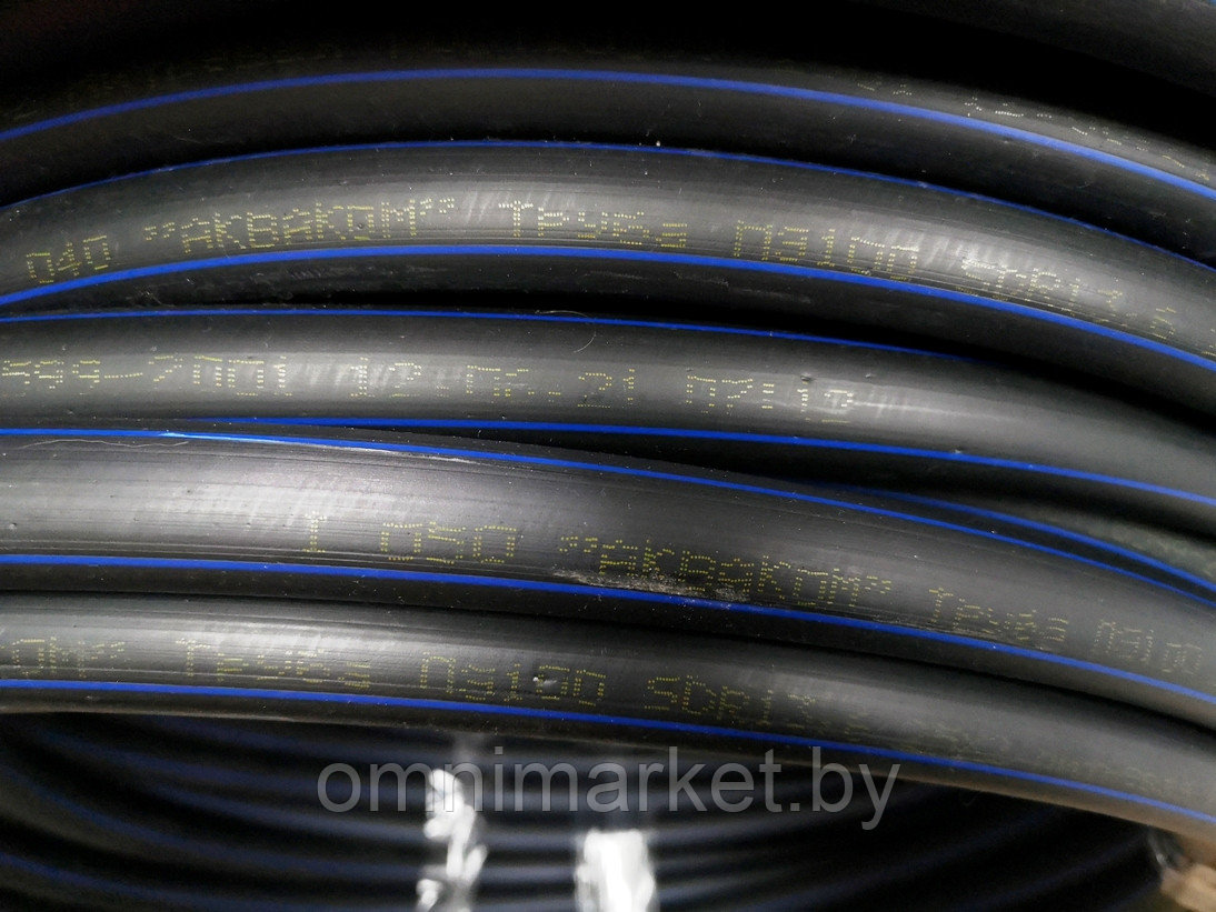 Труба ПНД ПЭ100 SDR 13.6 20х2.0 напорная питьевая черная Акваком, Беларусь - фото 2 - id-p166782705