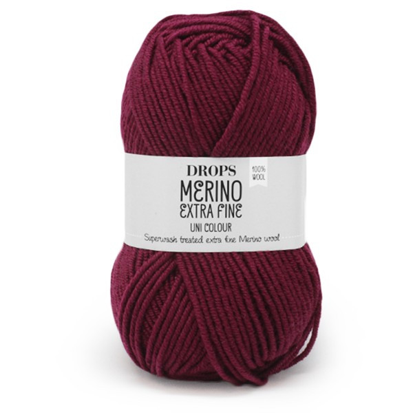 Пряжа Drops Merino Extra Fine цвет 35 бордо - фото 1 - id-p166786136