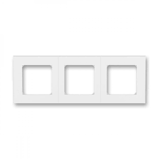 Рамка ABB Levit 3 поста белый / ледяной