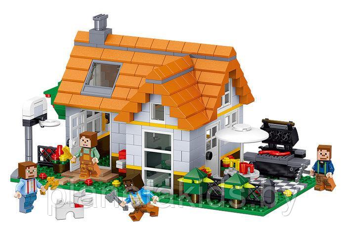 Конструктор Майнкрафт 3 в 1 My World «Большой летний дом» QL0554, 610 деталей, аналог Лего Lego - фото 3 - id-p166787952