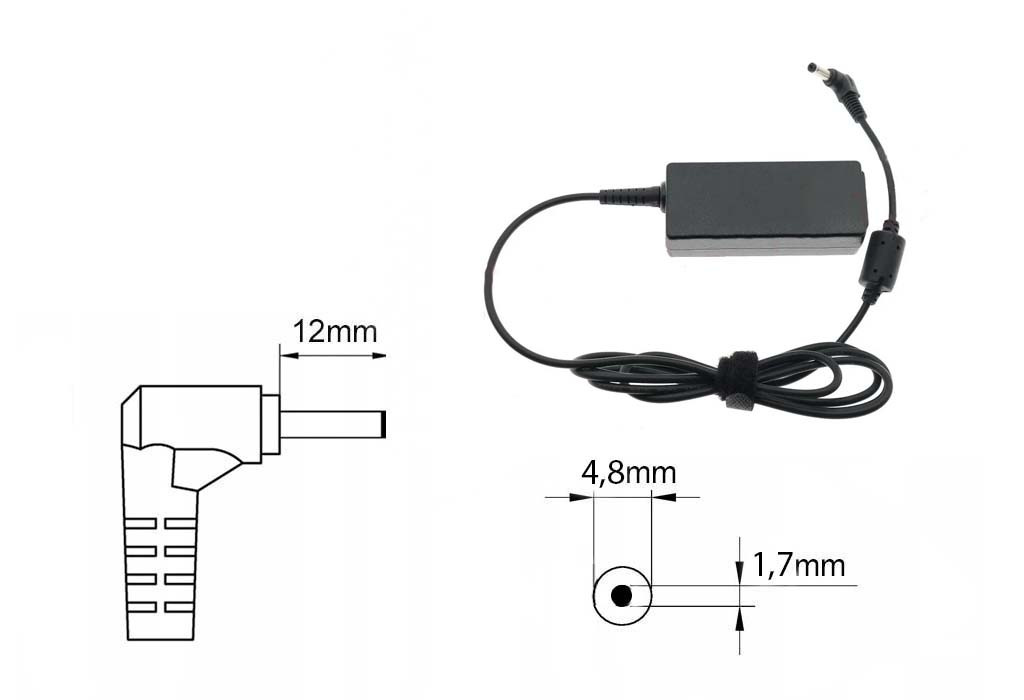 Зарядка (блок питания) для ноутбука Sony 10.5V 2.9A 30W, штекер 4.8x1.7