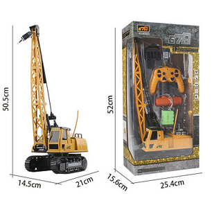 Детский игрушечный строительный гусеничный кран на радиоуправлении арт. 8062, радиоуправляемые игрушки - фото 7 - id-p88072230