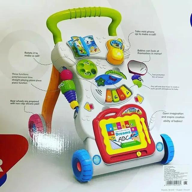 Музыкальный ходунок - каталка с игровым центром (Fisher - Price V3254)