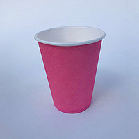 Бумажные стаканчики 200-250мл., желтые/Уп. 50шт. розовый