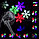Голографический лазерный проектор с эффектом цветомузыки Christmas Led Projector Light с 10 слайдами, фото 2