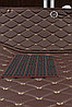 Infiniti FX35 2009- Ковры Салона эко-кожа+Ворс (цвет Кофейный шов Бежевый) Coolpar 5D LUX, фото 5