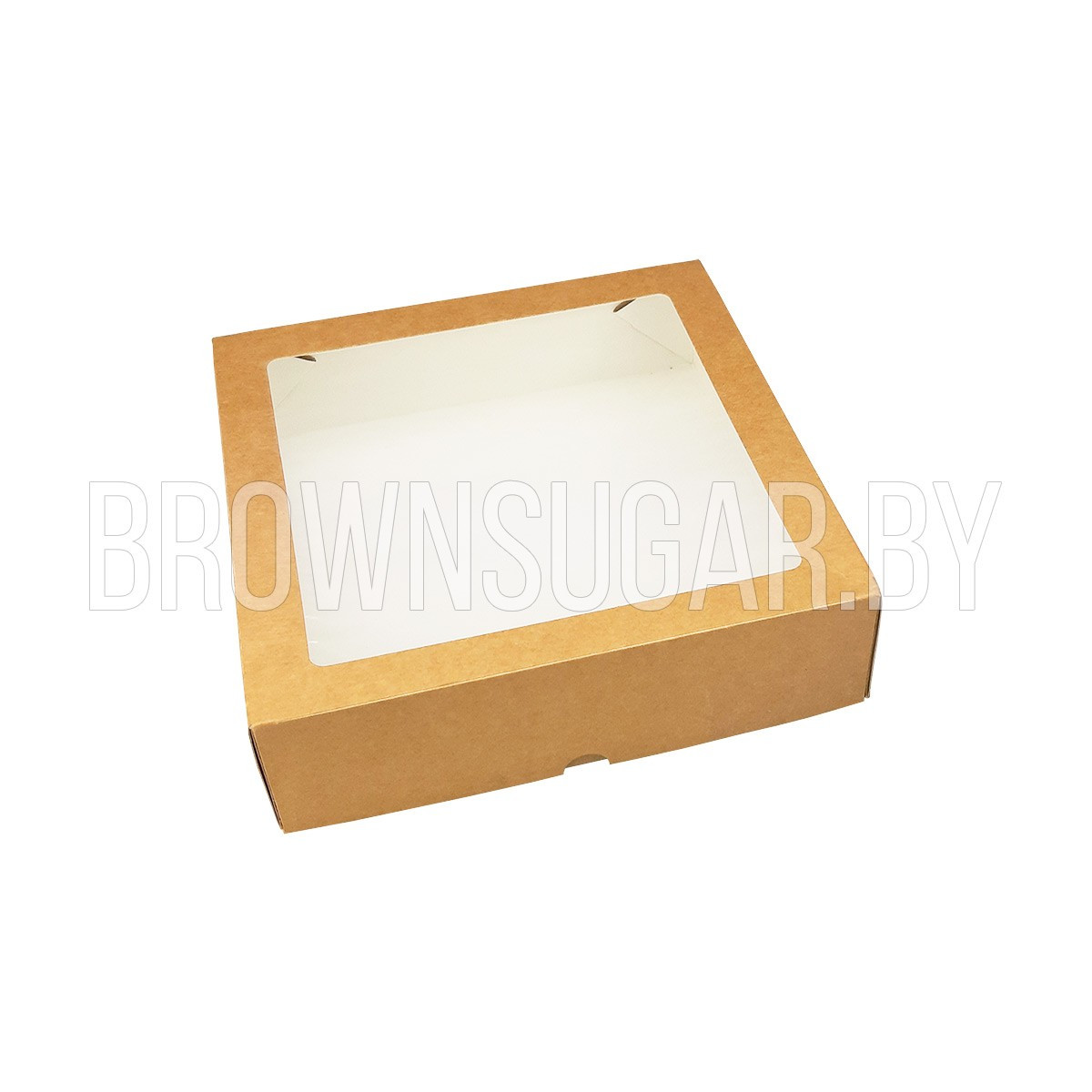 Упаковка Eco Tabox 1555 DoEco (Россия, крафтовый картон, 200х200х55 мм) - фото 1 - id-p139954653