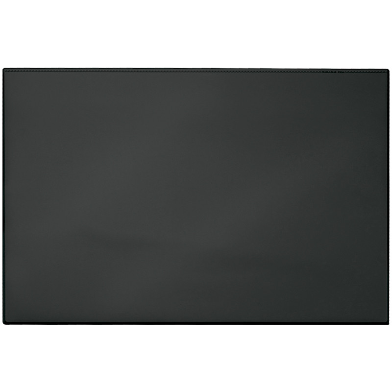Настольное покрытие Durable 52*65см, с прозрачным верхним листом, черное 7203-01