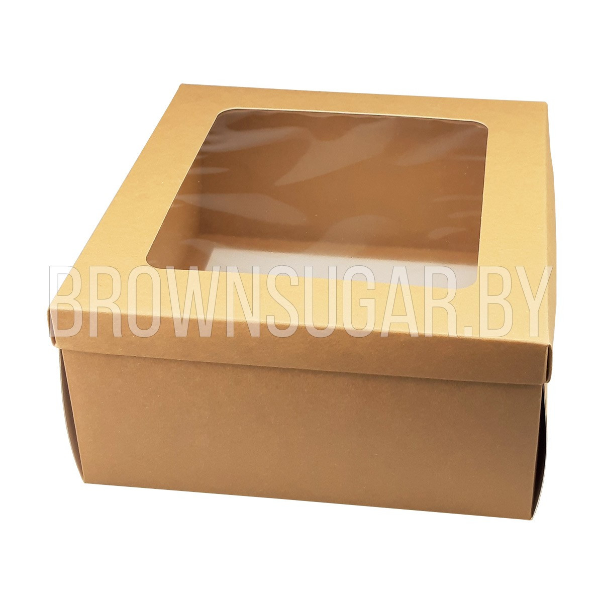 Коробка для подарков Крафт (Беларусь, 200х200х100 мм) - фото 1 - id-p166823979