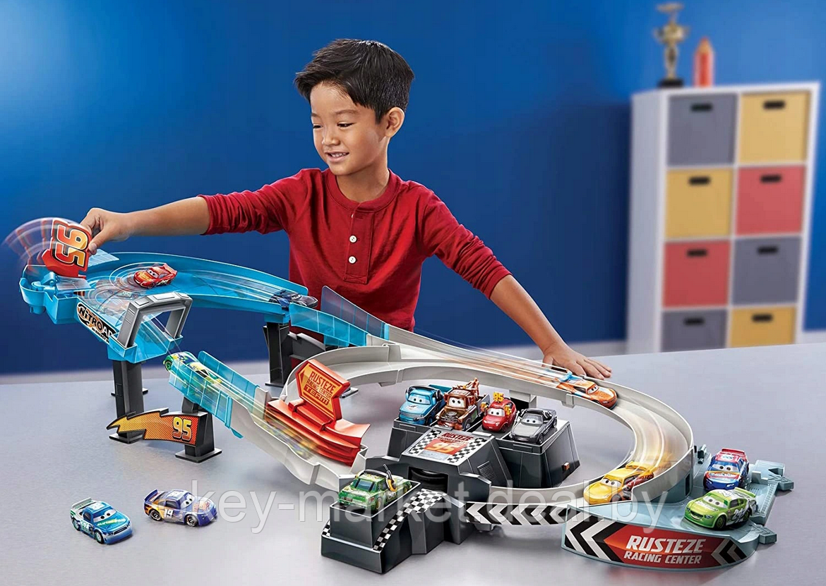 Автотрек Mattel Cars Rusteze Трасса для дрифта GNW06 - фото 10 - id-p164966537