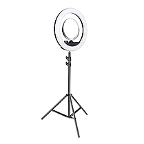 Кольцевая LED лампа с зеркалом Beauty Lamp MM-988 36 см (ШТАТИВ 2,1 метра, пульт ДУ), фото 2