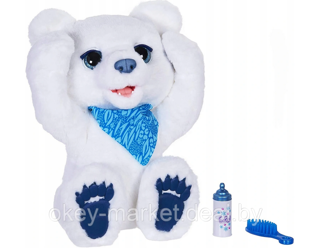 Интерактивная игрушка Hasbro furReal Friends Полярный медвежонок Кабби F2051 - фото 1 - id-p166834747