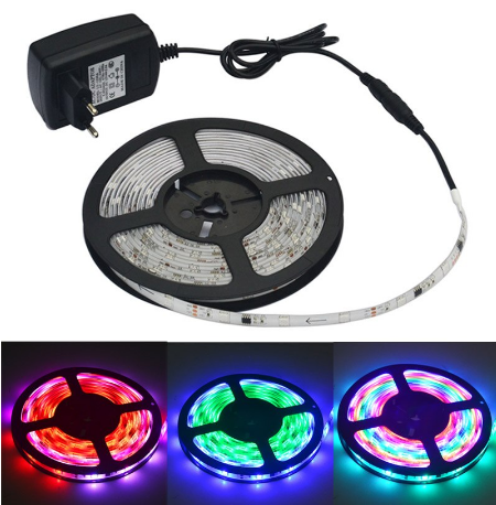 Светодиодная лента RGB LED STRIP 5 м - фото 2 - id-p166854302