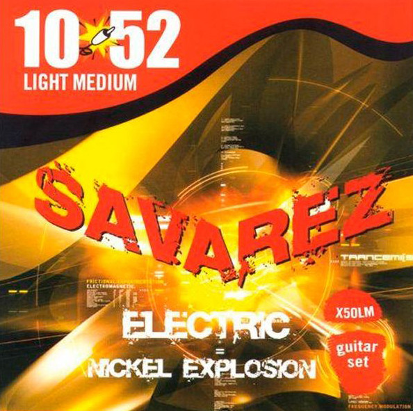 Savarez X50LM Explosion Комплект струн для электрогитары, никелированные, 10-52
