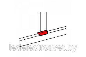 Плоский Т-отвод для к-к шир.105мм с крышкой 65мм (10429)